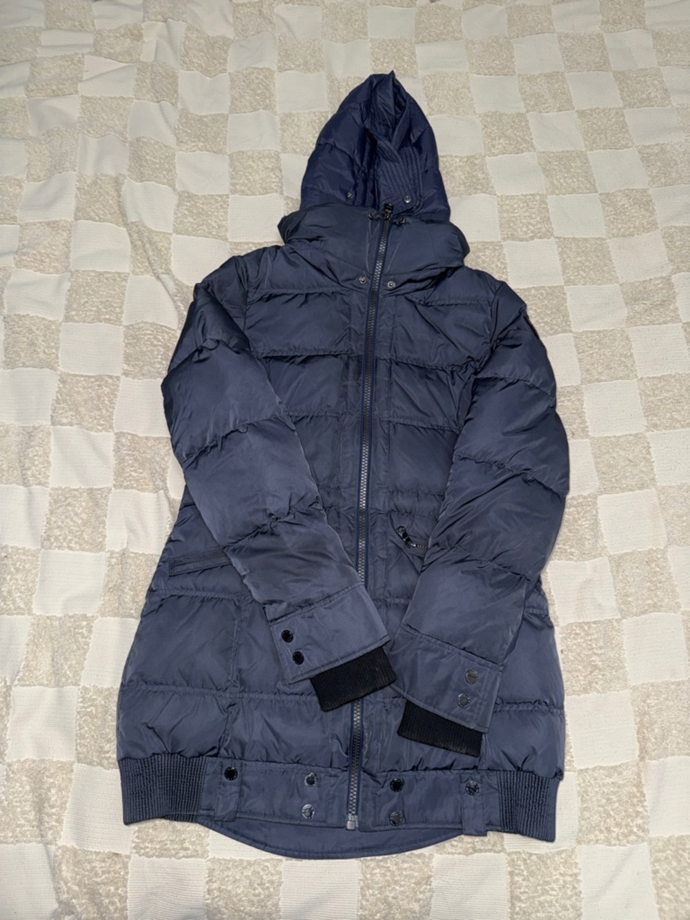 Pajar Panther Navy Blue Insulated Long Coat size M